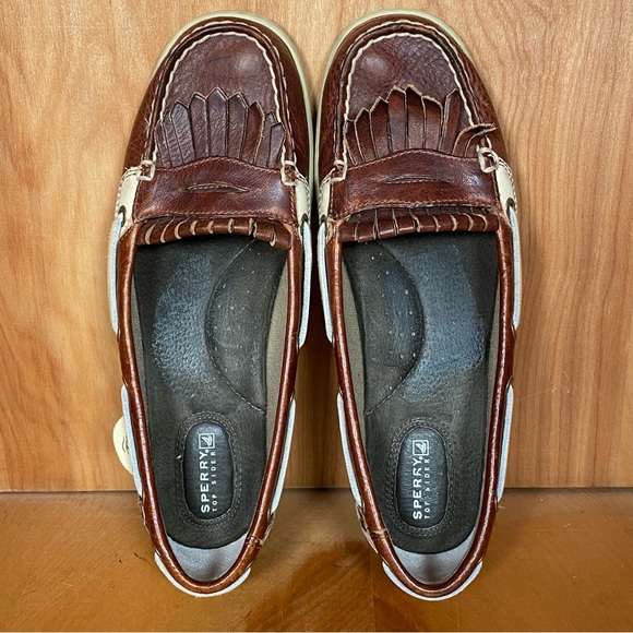 Womens 8.5 Sperry Anglefish Boat Shoes Cheetah SEF1325 - Picture 5 of 8